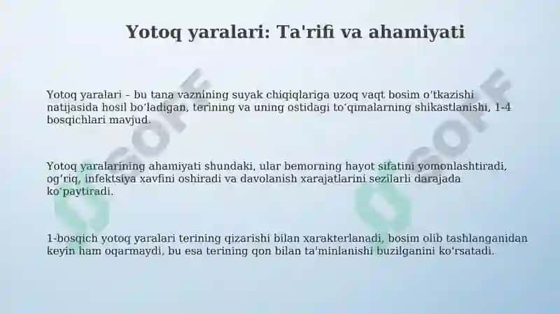 Yotoq yaralari 3