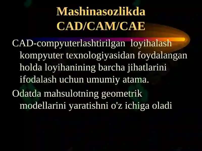 CAD/CAM/CAE 3