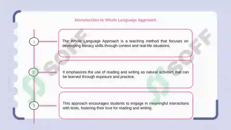 Whole Language Approach 3