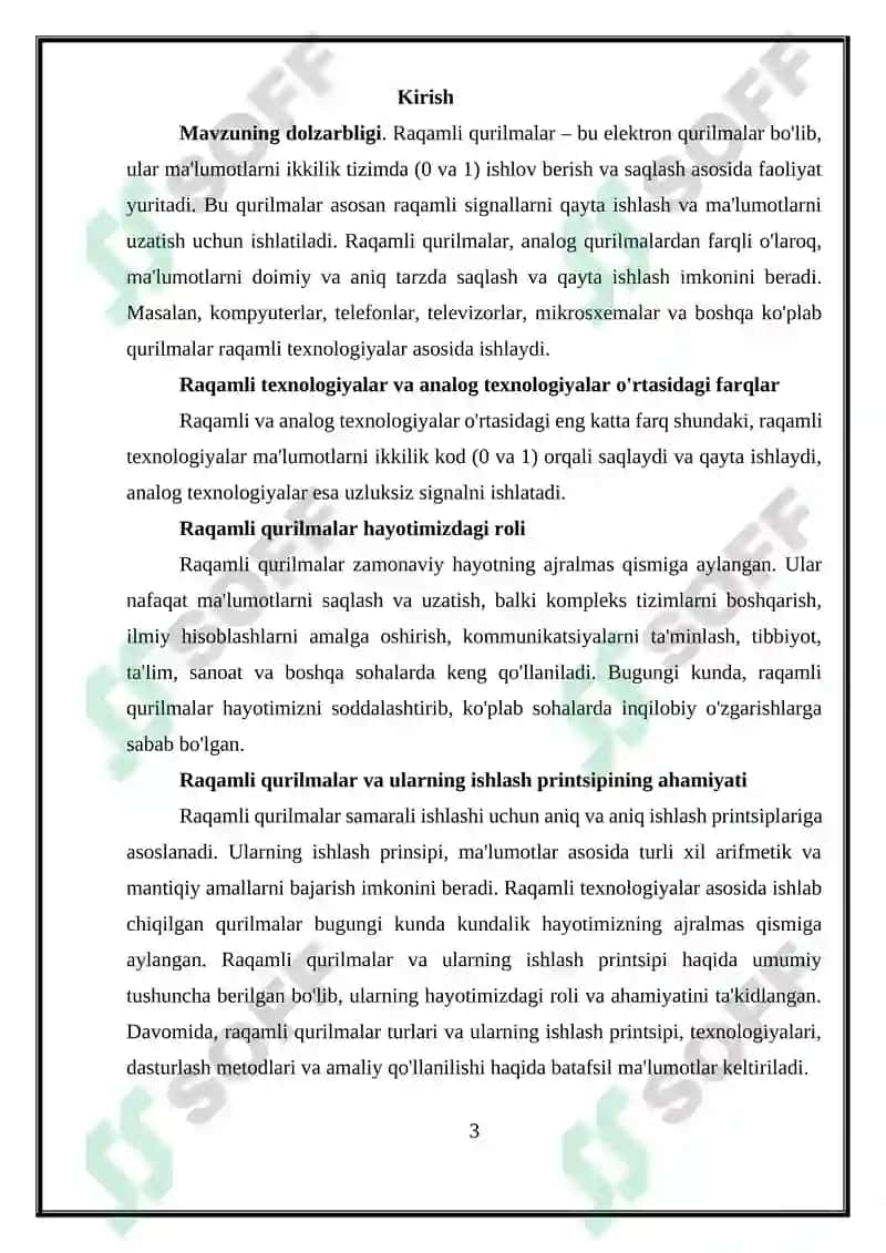 Raqamli qurilmalar va ularning ishlash printsipi 3
