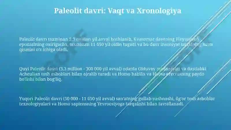 Paleolit Davri 3
