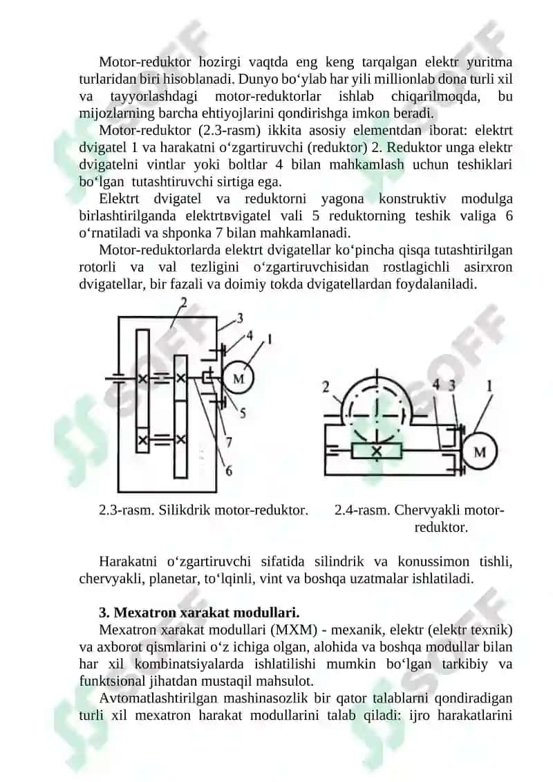 MEXATRON MODULLARNING TASNIFI. HARAKAT MODULLARI. MEXATRON XARAKAT MODULLARI. HARAKAT MEXATRON MODULINING TARKIBI. INTELEKTUAL MEXATRON MODULLARI. 3