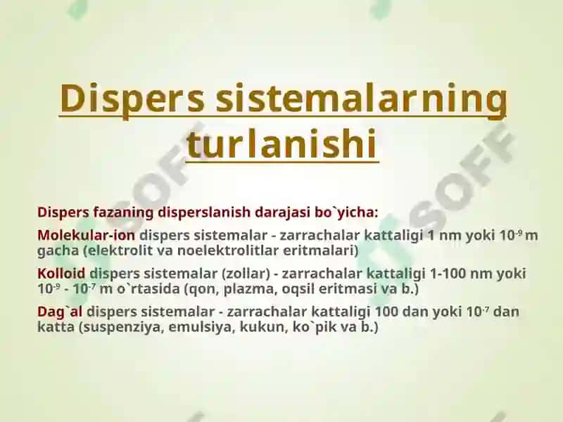 Dispers sistemalar 3