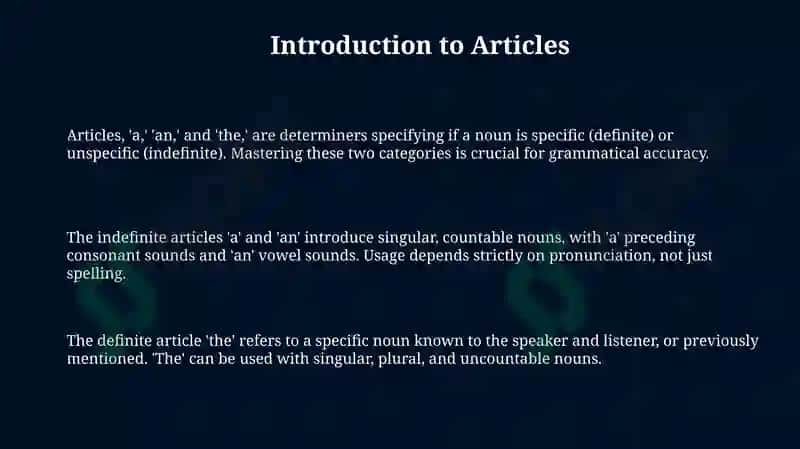 Mastering Article Usage: Tips and Common Mistakes 3