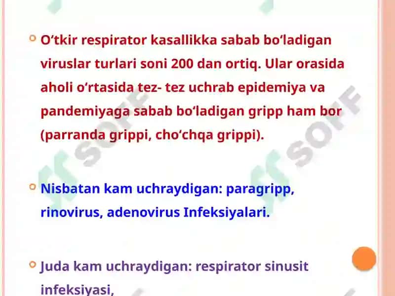 Oʻtkir respirator kasalliklar 3