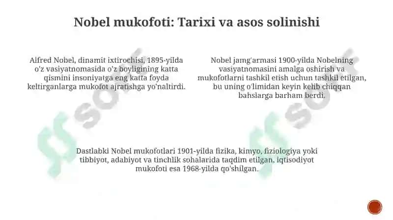 Nobel mukofoti 3