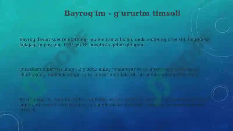 Bayrogʻim -faxrim 3