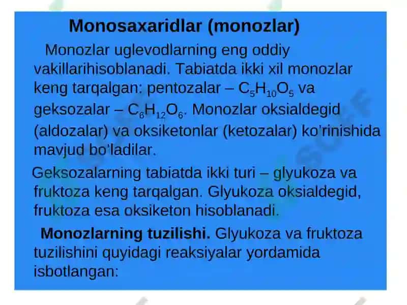 Uglevodlar 3