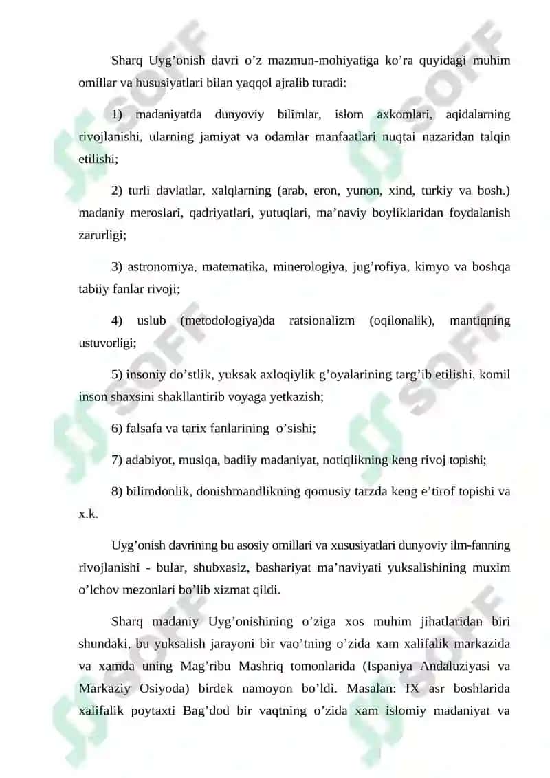 Sharq Uyg’onish davri va unda ta’lim tarbiya masalalari 3