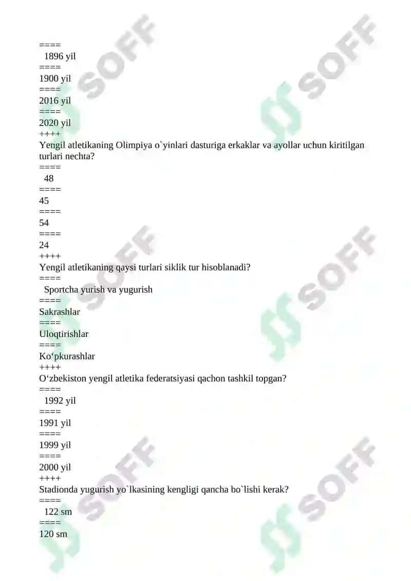 Yengil atletika va uni oʻqitish metodikasi 3
