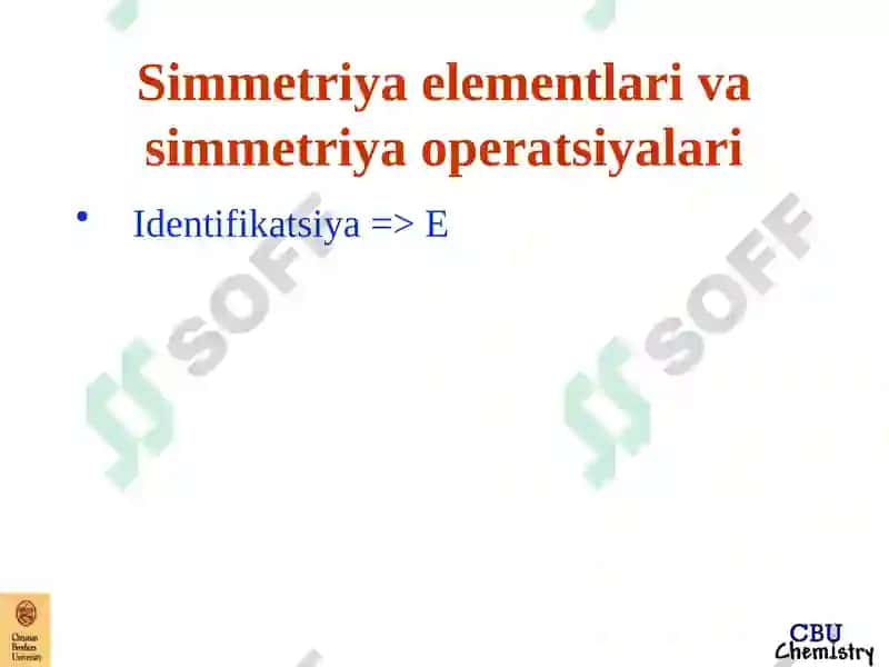 Molekulyar simmetriya 3