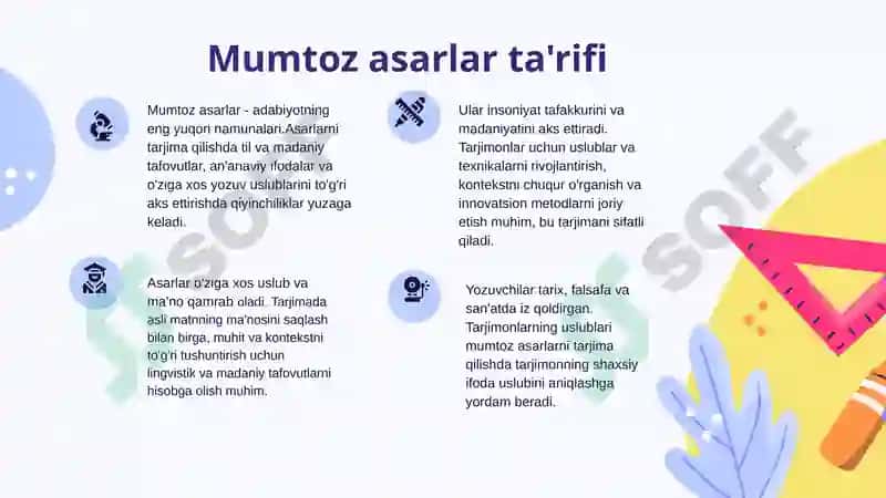Mumtoz asarlar matni ustida ishlash 3