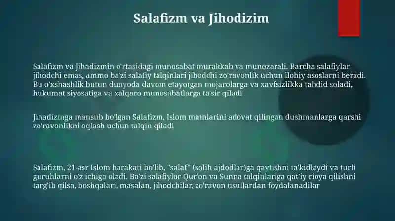 XXI asrda islom dini aqidalari 3