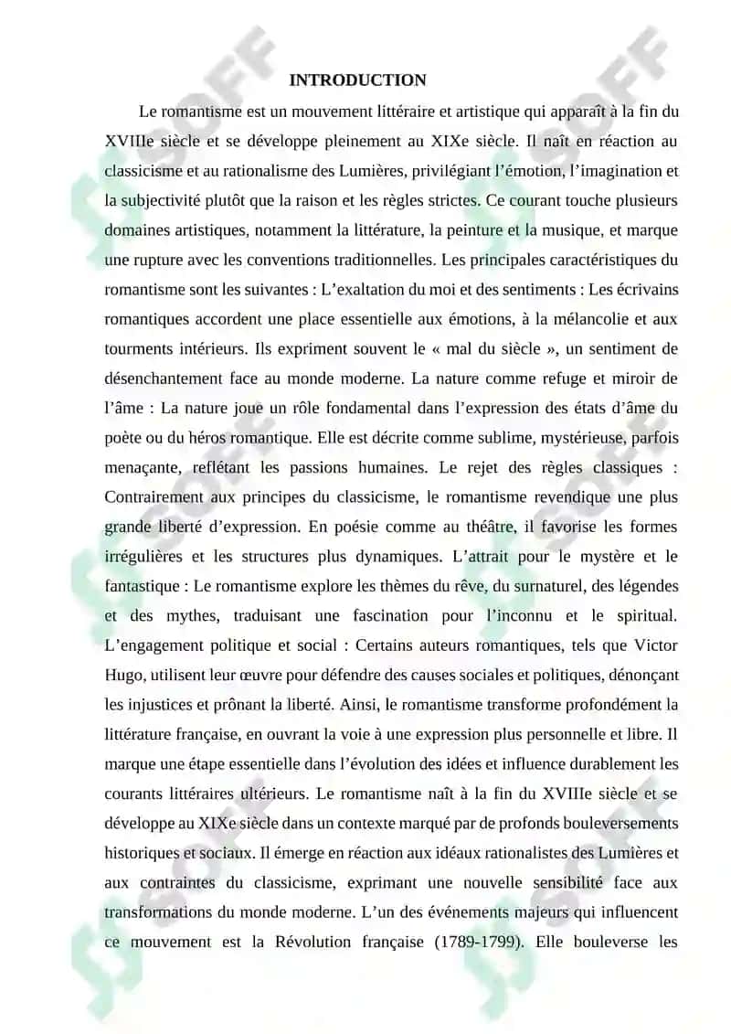 La littérature française.  Le romantisme 3