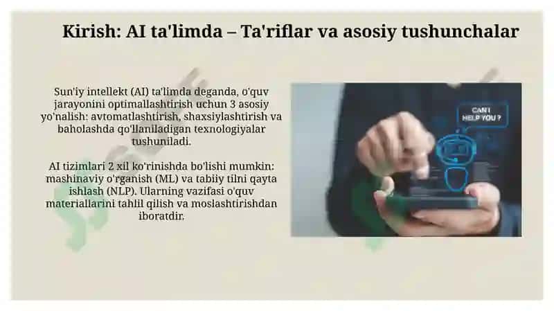 Talimda suniy intellekt 3