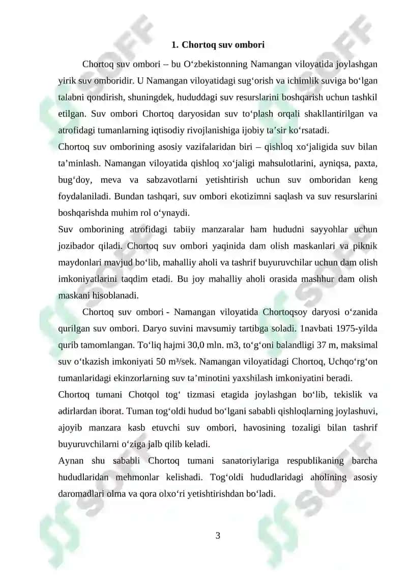 Chortoq suv ombori 3