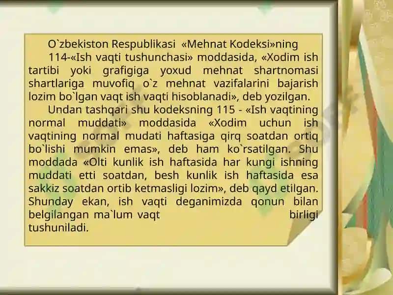 Ishvaqtito’g’risidatushuncha, vauningturkumlanishi(klassifikasiyasi) 3