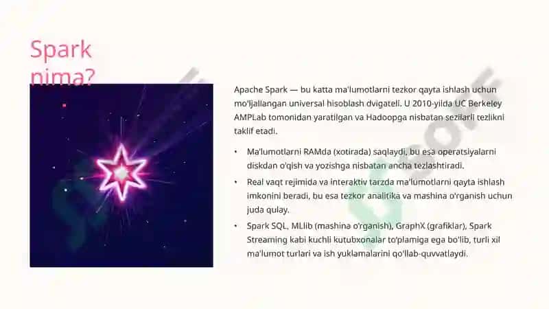 Hadoop va Spark: Farqlar va Afzalliklar 3