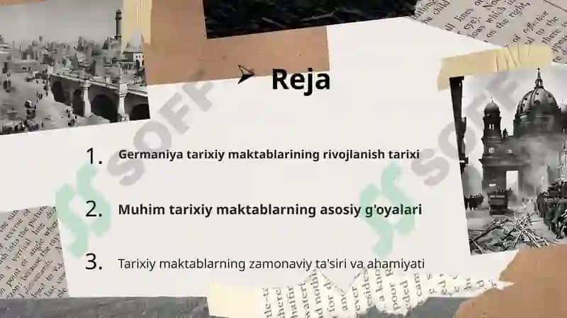 Germaniya tarixiy maktablarining o'ziga xos xususiyatlari 3