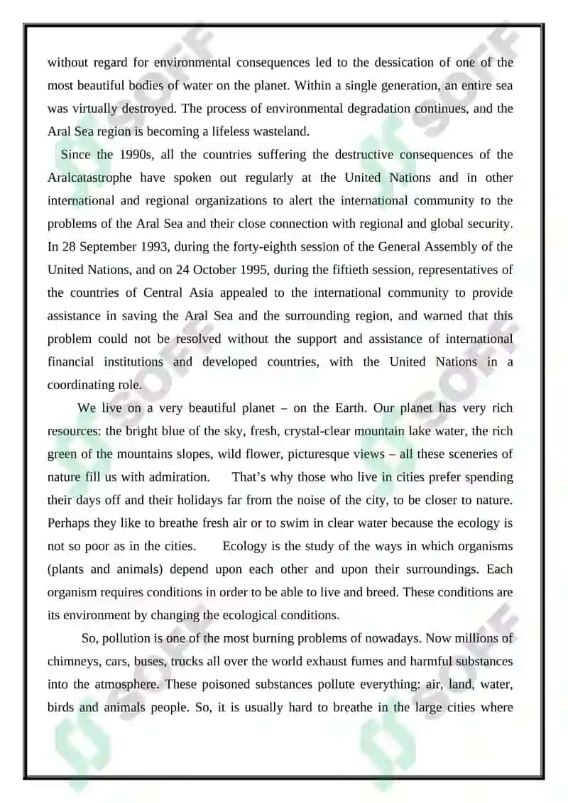 ECOLOGICAL PROBLEMS OF UZBEKISTAN 3
