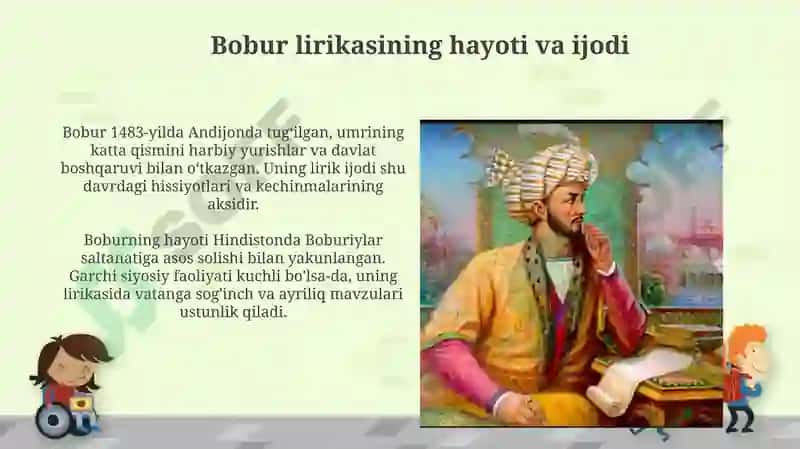 Bobur lirikasi 3