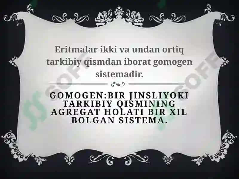 Eritmalar 3