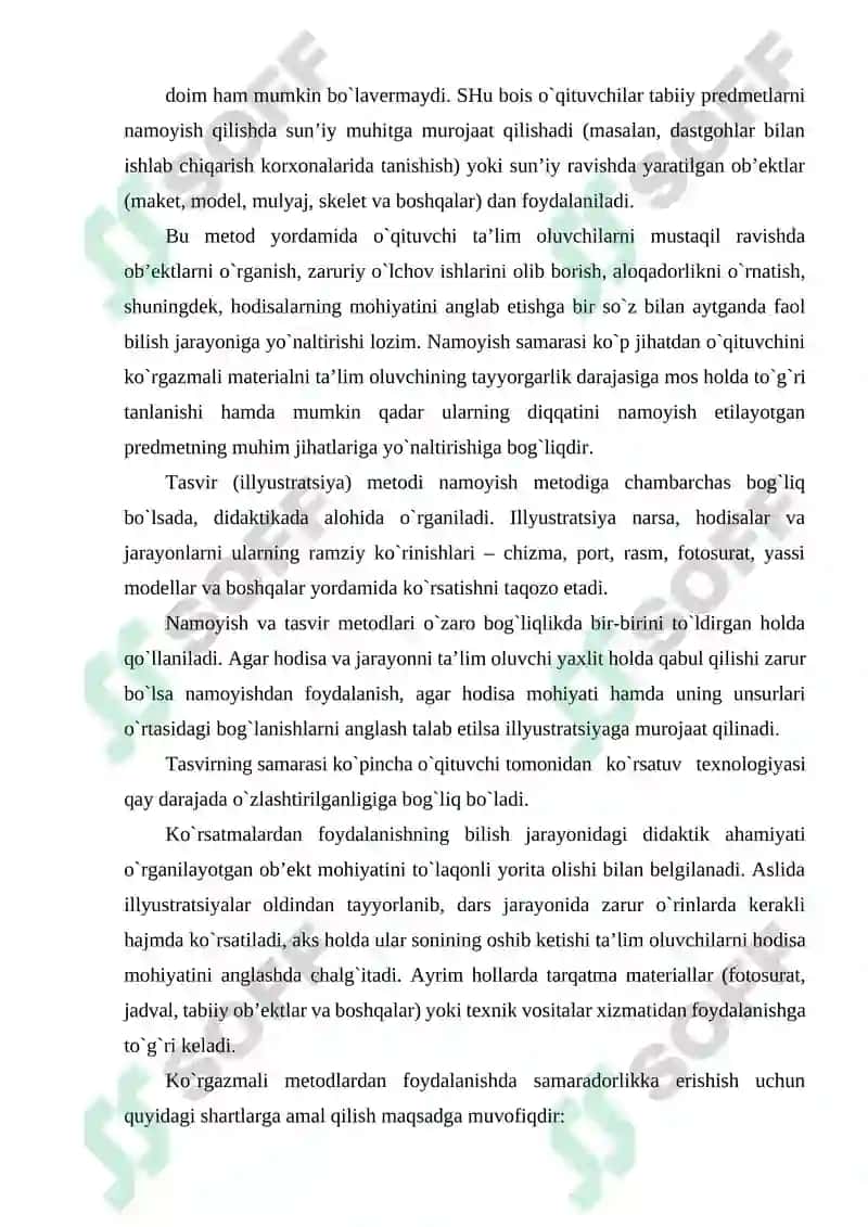 Ko’rgazmali vositalaridan foydalanish metodikasi 3