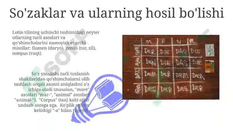 Genitiv, Dativ va Ablativ kasuslari 3