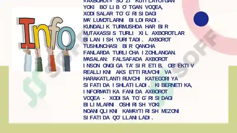 Axborot manbalari va ularning turlari 3