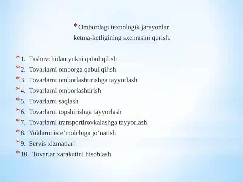 ZAXIRA LOGISTIKASI 3