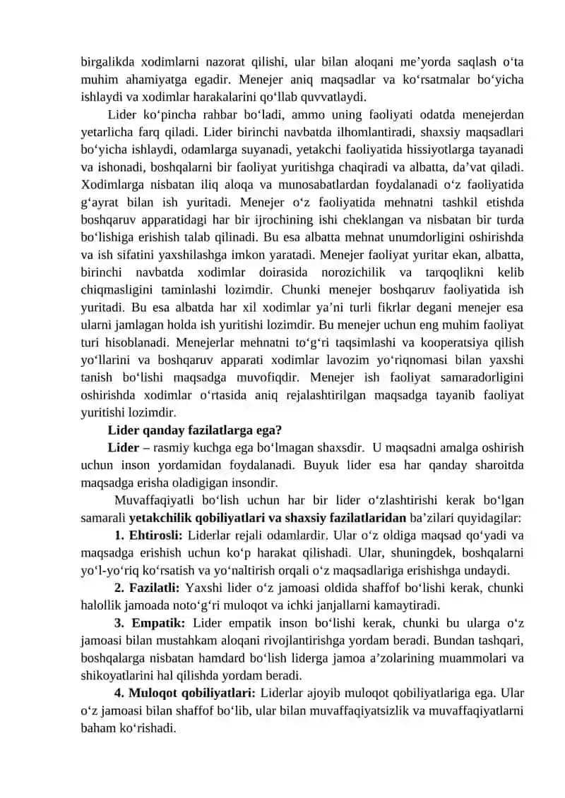 Zamonaviy menejer va lider 3