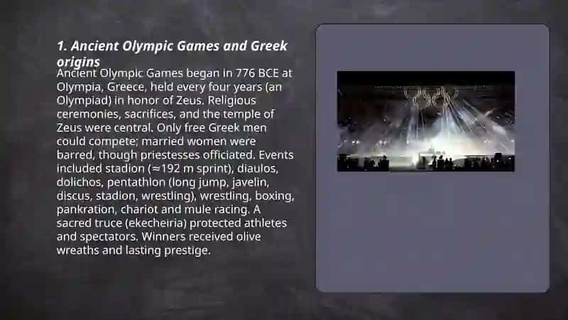 The Olympic Games 3