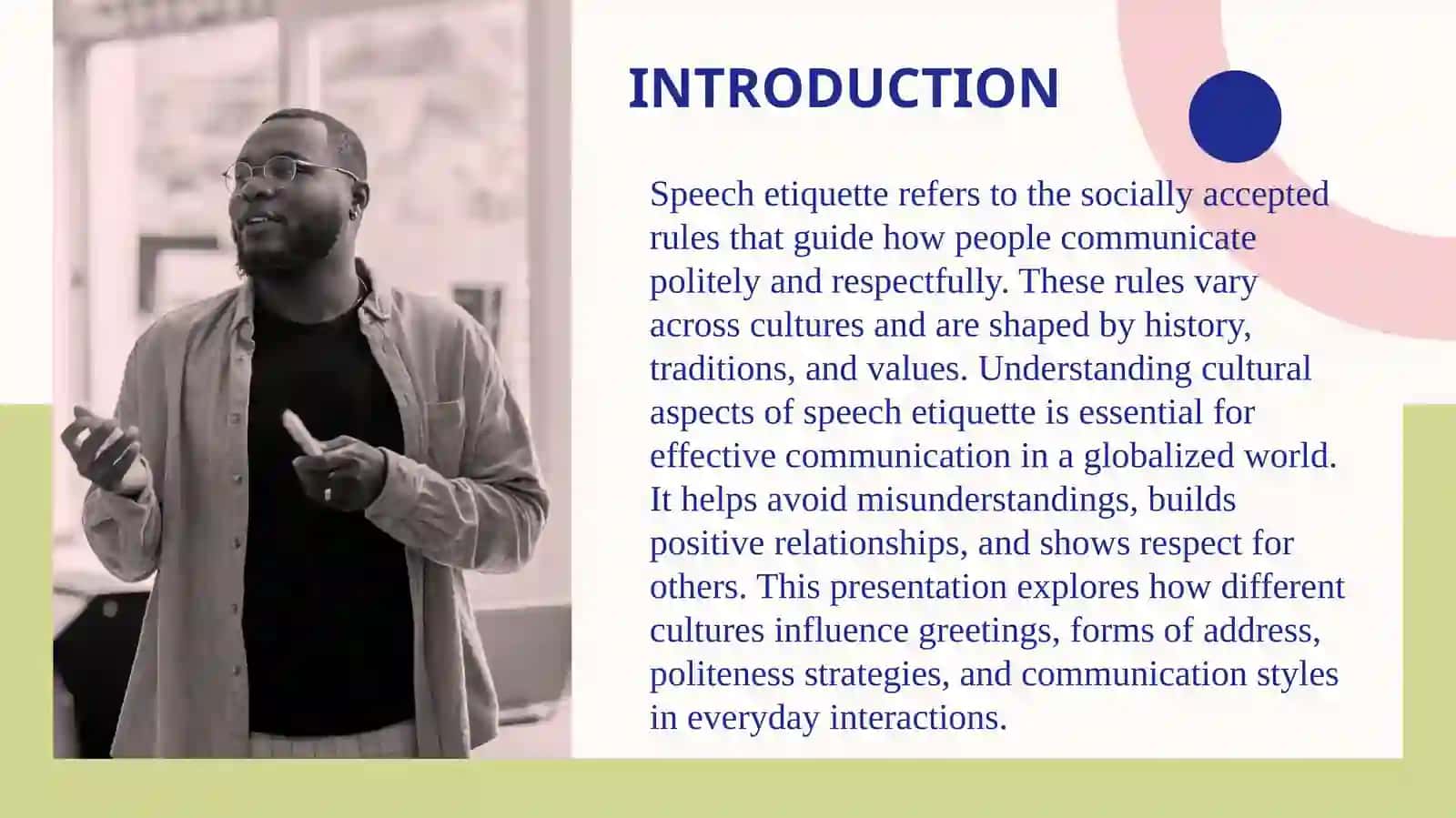 Cultural aspects of speech etiquette 3