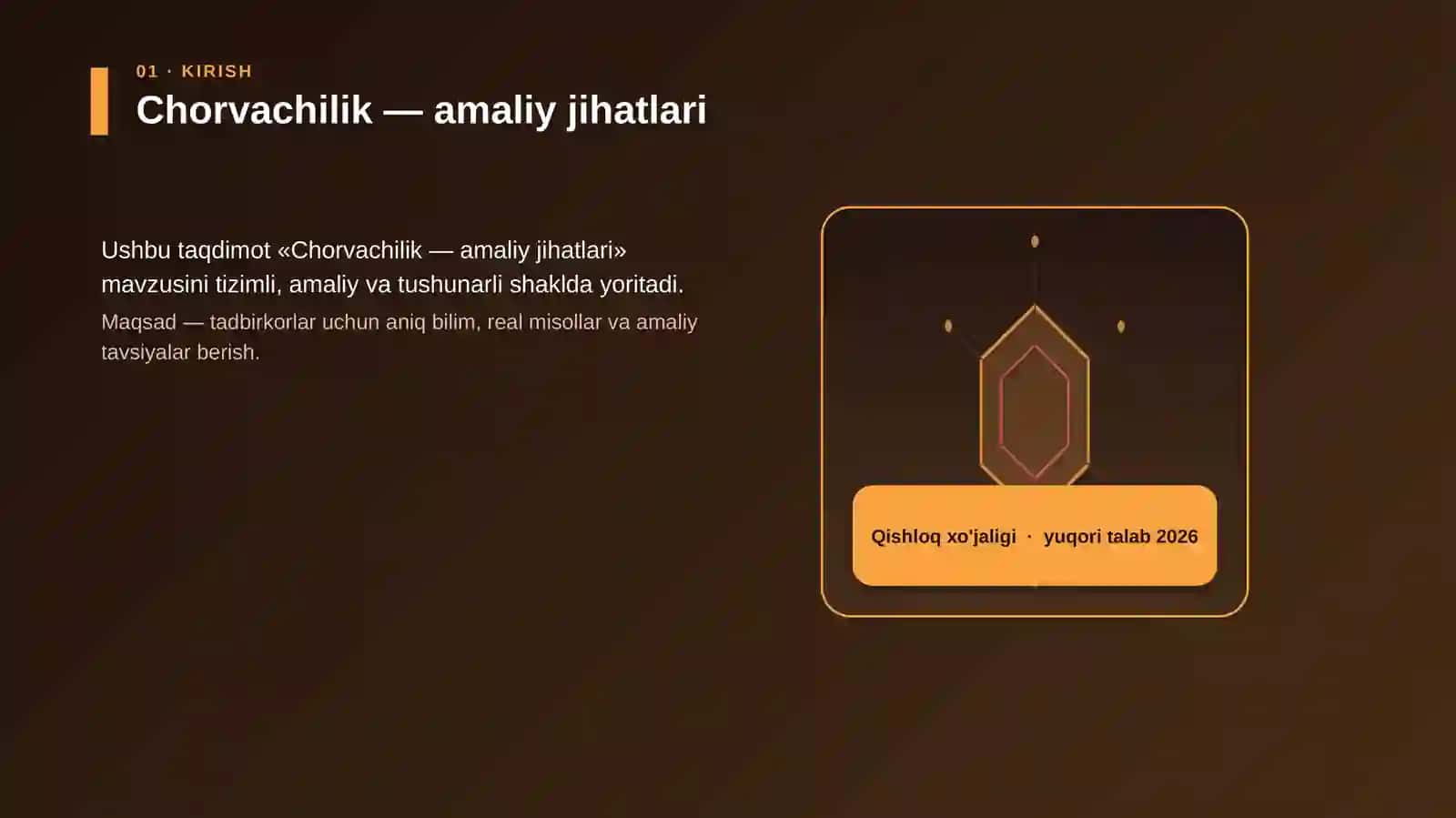 Chorvachilik — amaliy jihatlari 3