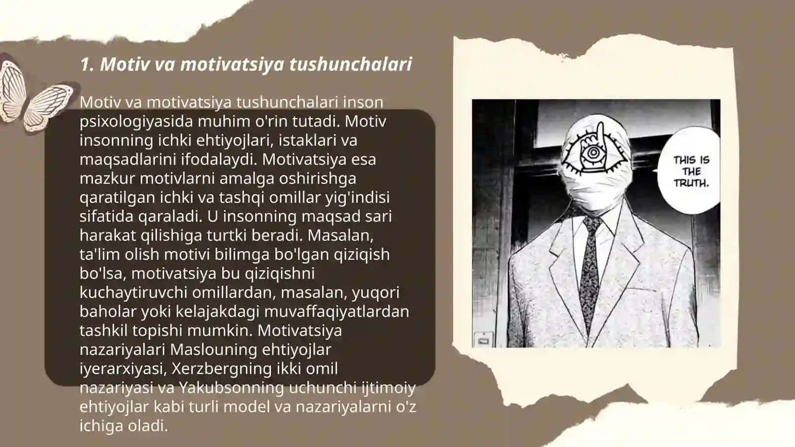 Xorij psixologiyasida motiv va motivatsiya muammosi 3