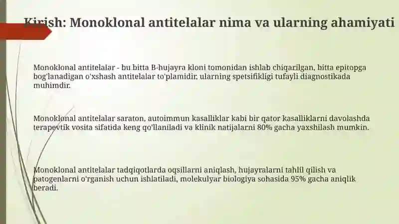 Monoklonal antitelalar 3