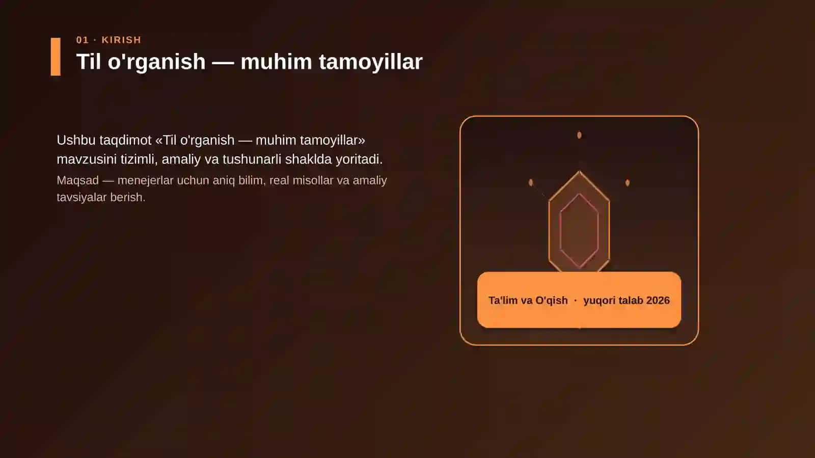 Til o'rganish — muhim tamoyillar 3