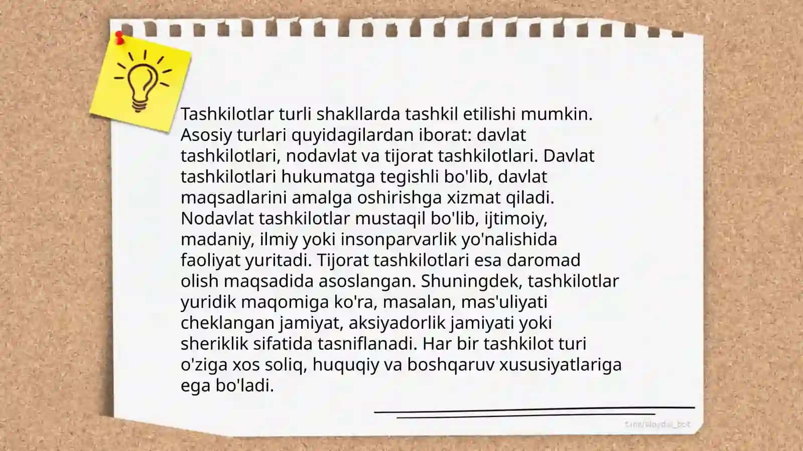 Tashkilot va uning muhiti 3