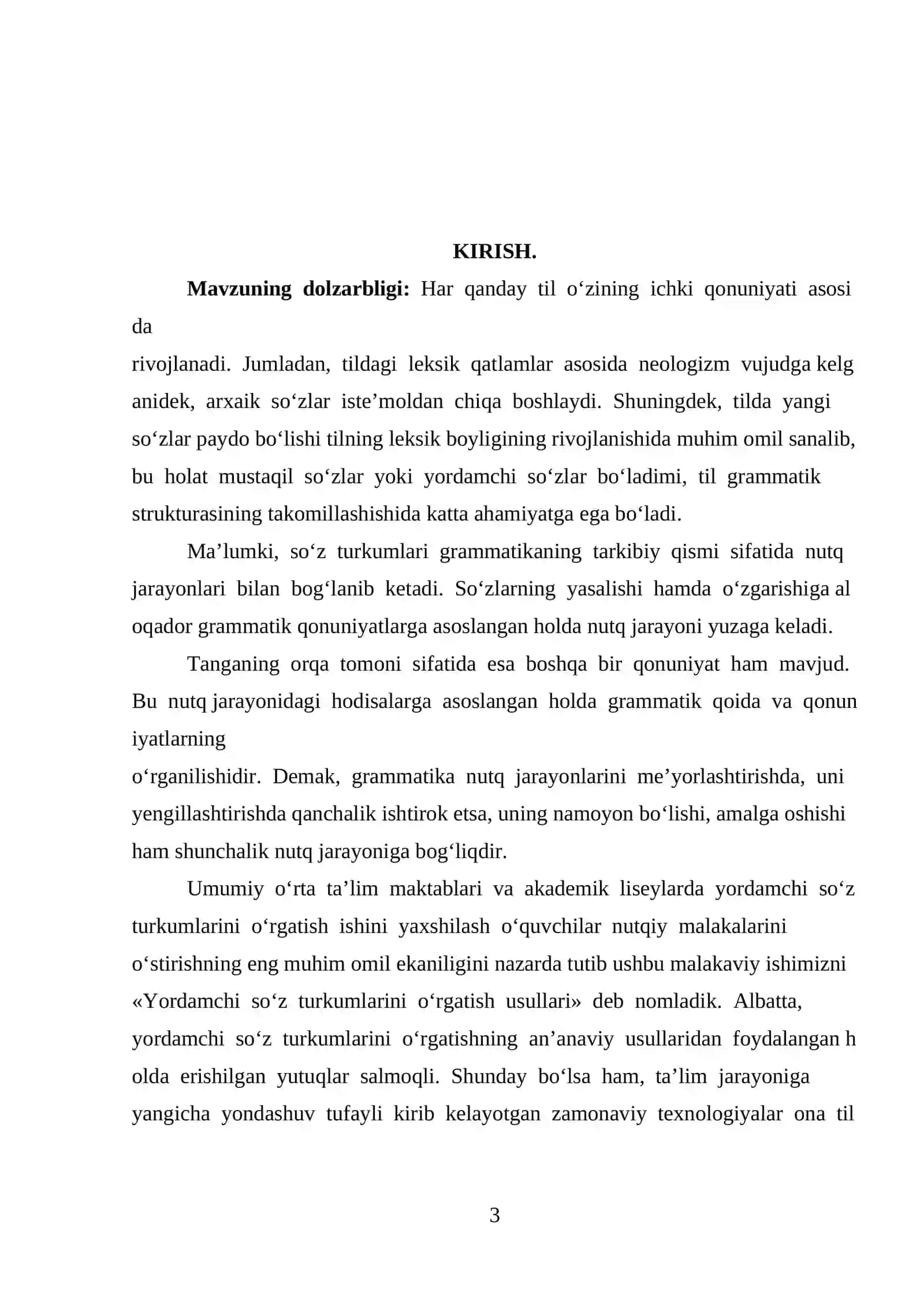 O‘zbek tilida yordamchi so’zlar 3