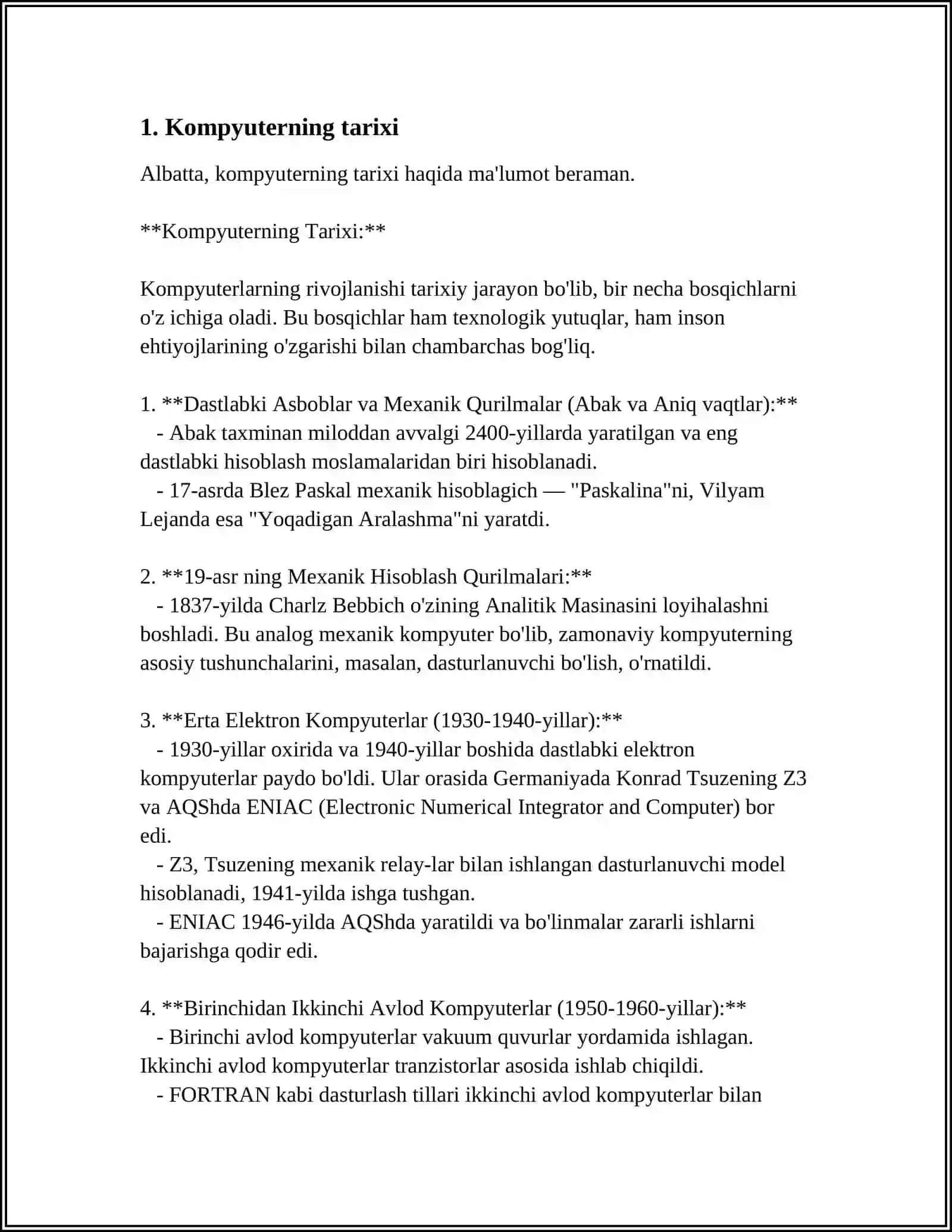 KOMPYUTER VA ULARNING TURLARI 3