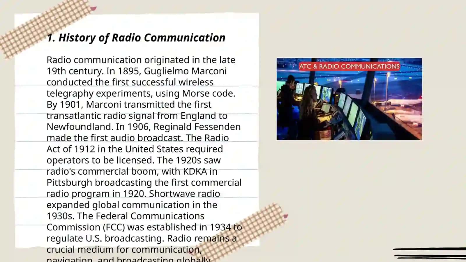 History of Radio Communication 3