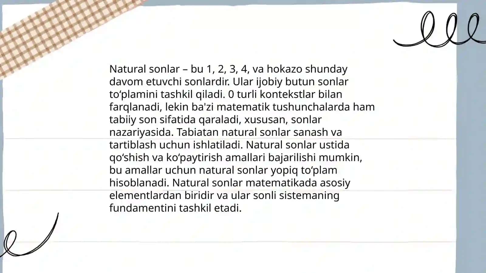 Natural Sonlar 3