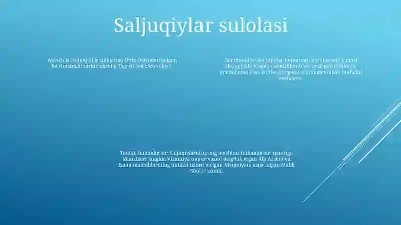 Saljuqiylar Davlati 3