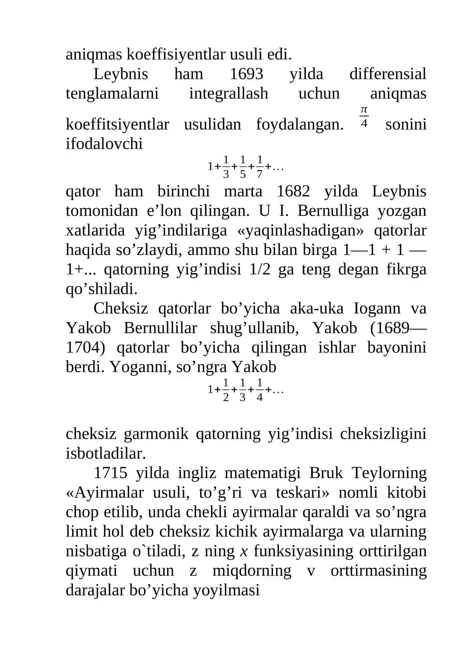 Algebradan mustaqil ish 3