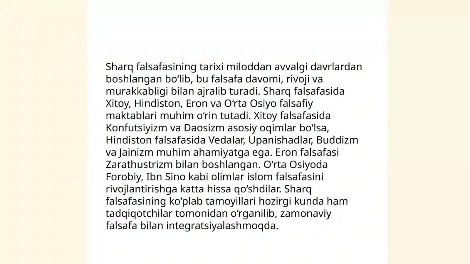 Sharq falsafasi va uning ijtimoiy taraqqiyotidagi roli 3