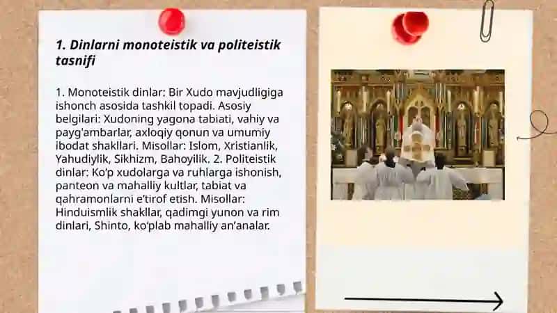 Dinlar tasnifi 3