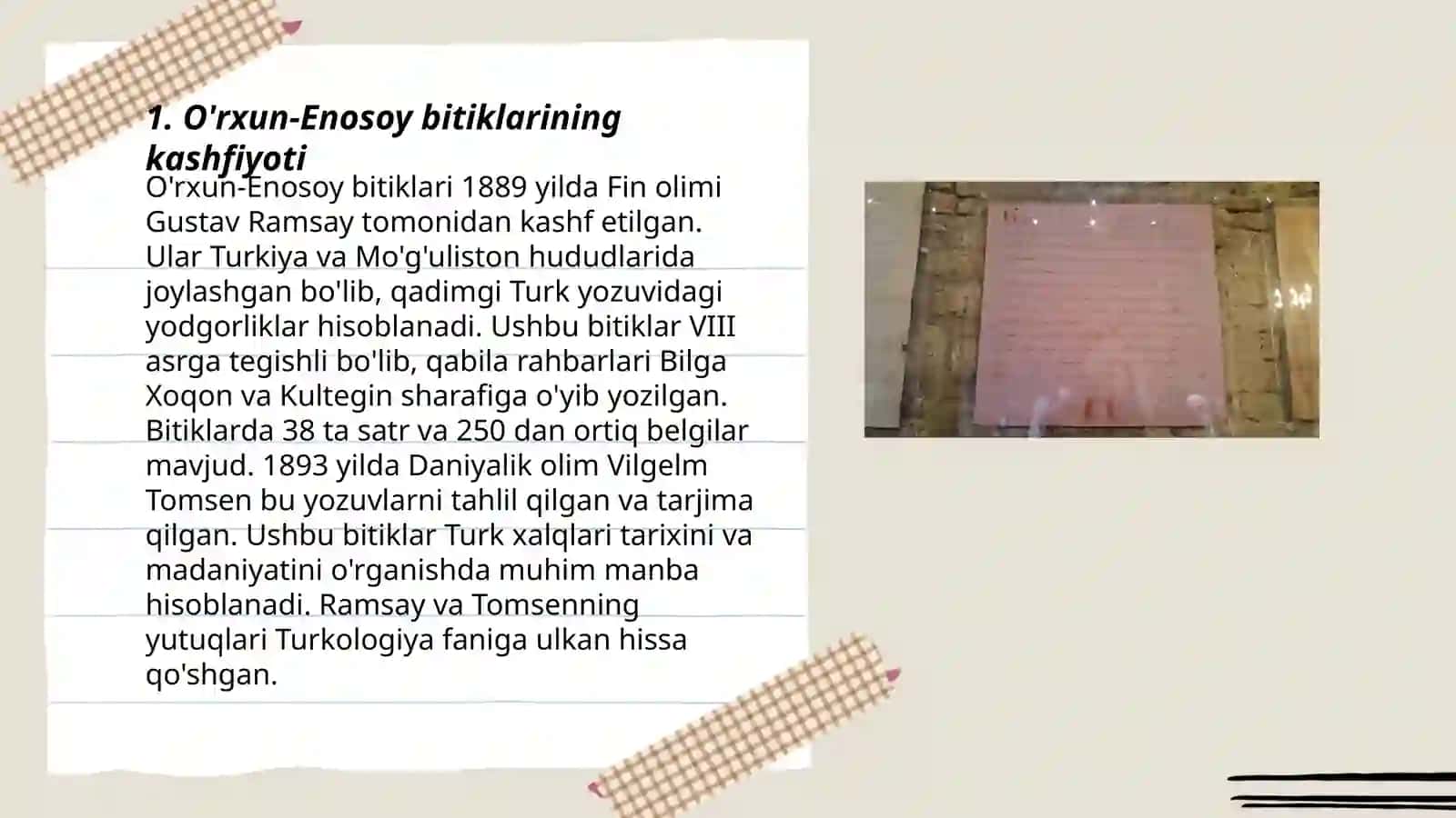 O'rxun-Enosoy bitiklari 3