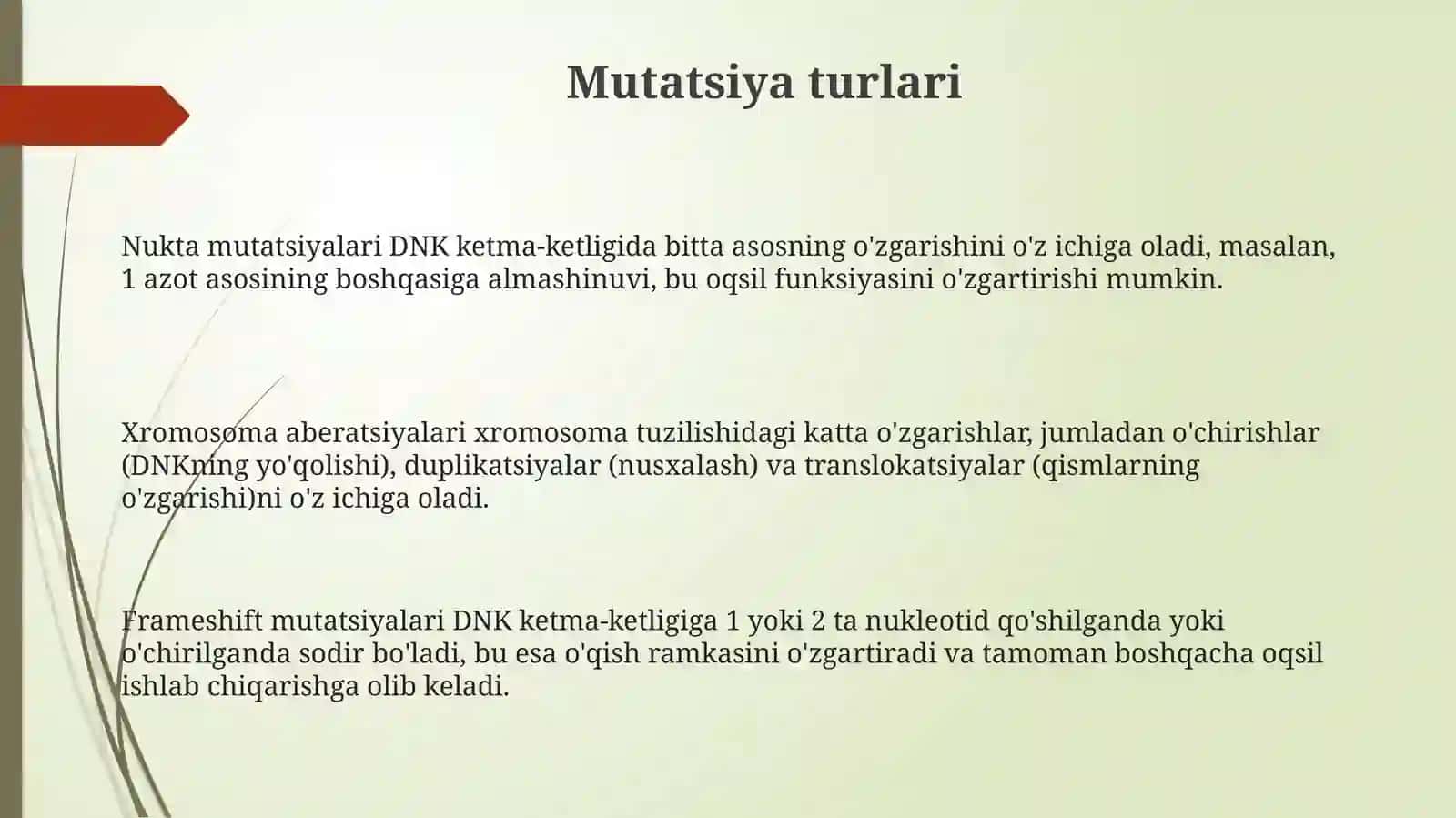 Mutatsiyalar 3