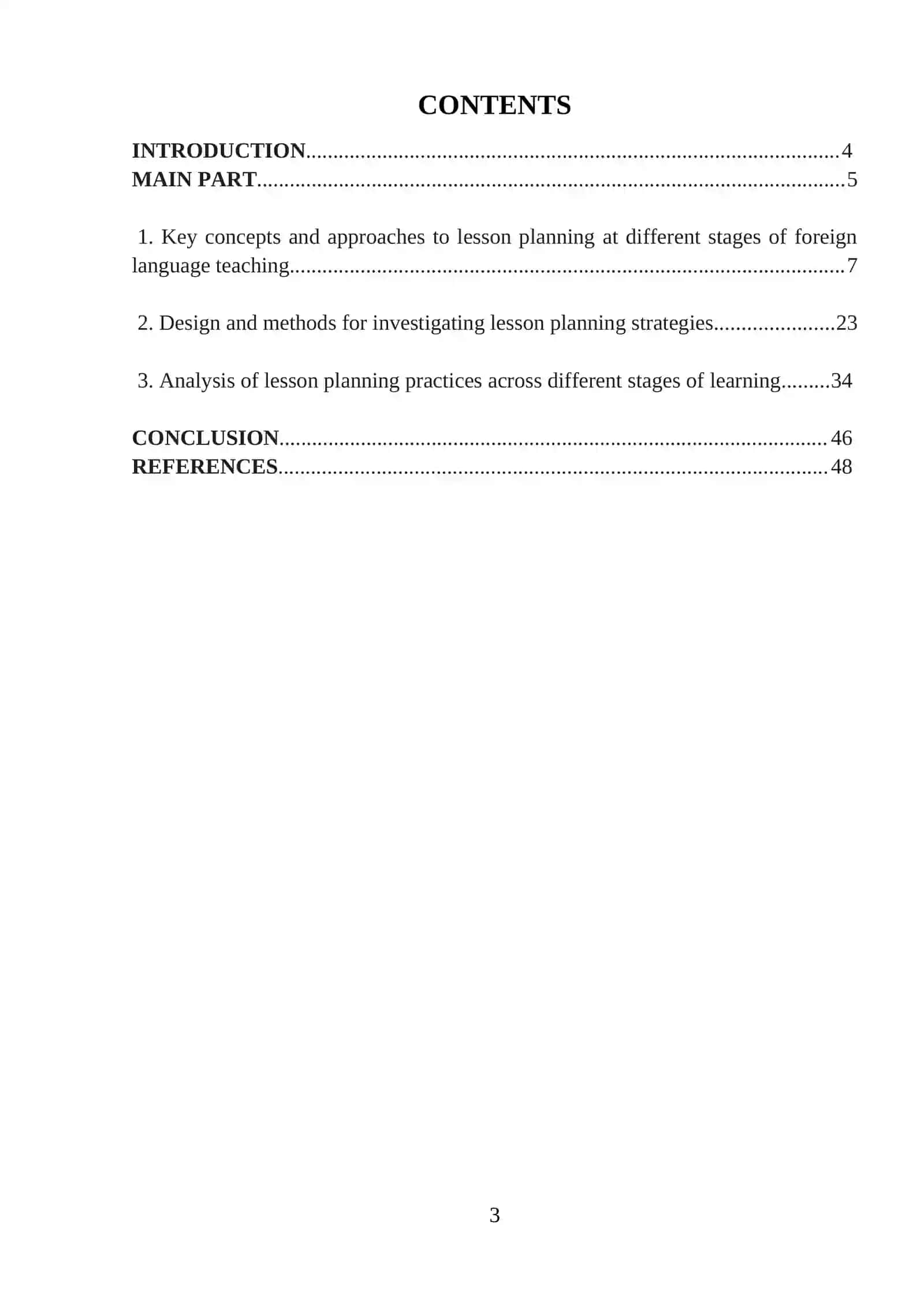 LESSON PLANNING AT DIFFERENT STAGES OF FOREIGN  LANGUAGE TEACHING 3