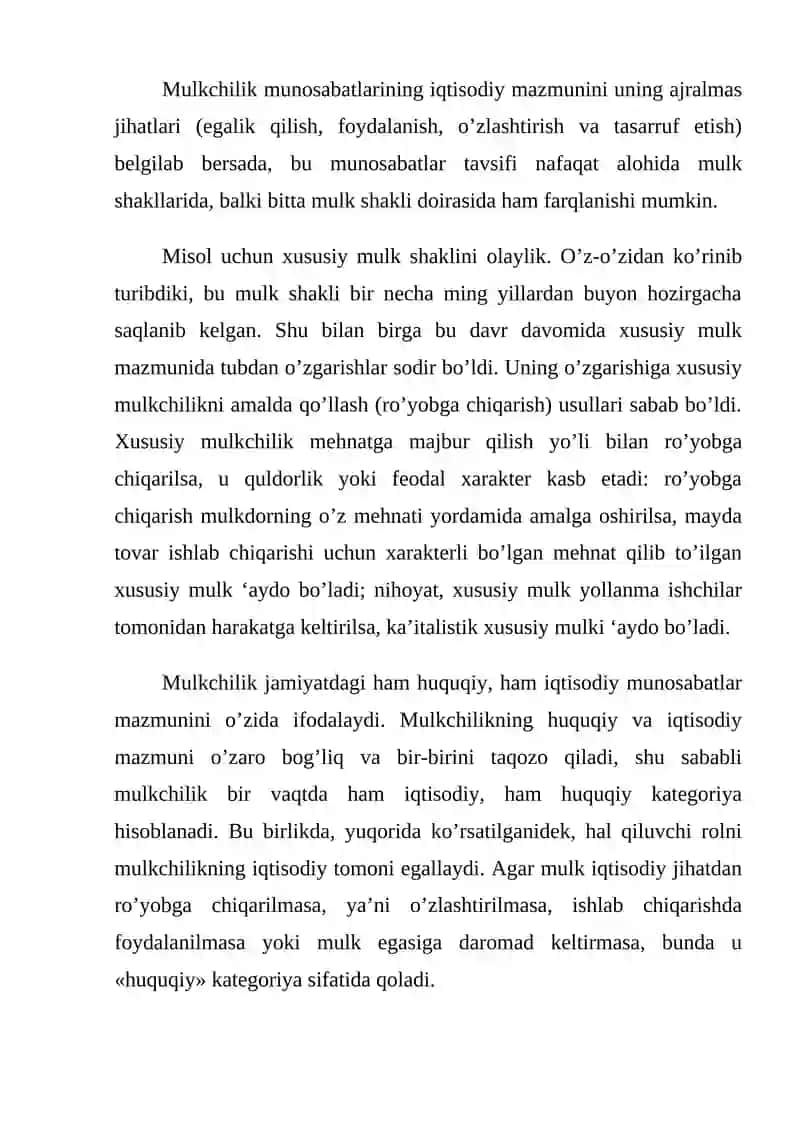 Mulkchilik 3